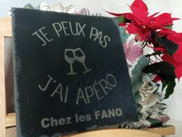 Planche ardoise personnalisable