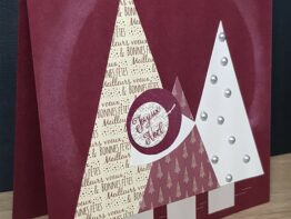 Carte 15x15 Trio de sapins